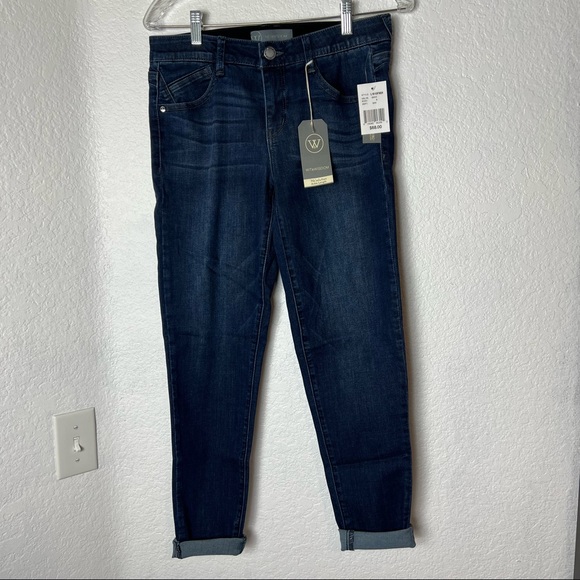 Wit & Wisdom Jeans Dark Navy Ankle Length Jeans - Picture 3 of 14